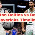 Boston Celtics vs Dallas Mavericks Timeline