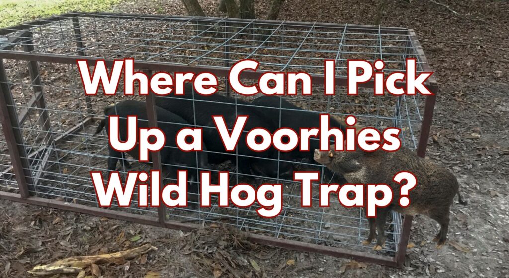 Where Can I Pick Up a Voorhies Wild Hog Trap?